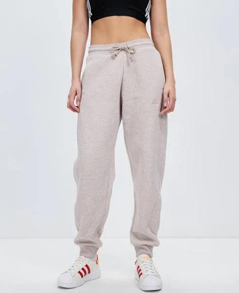 Adidas Womens All SZN Fleece Pants Taupe L @ Rebel Active