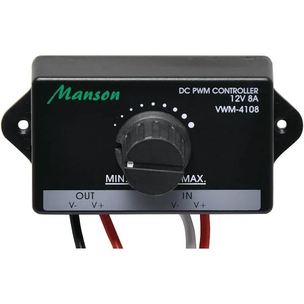 Manson 12V 8A PWM Motor Lamps Heaters & LED Speed Controller