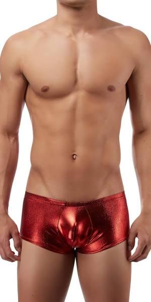 Male Power Heavy Metal Mini Short 153-070 Red