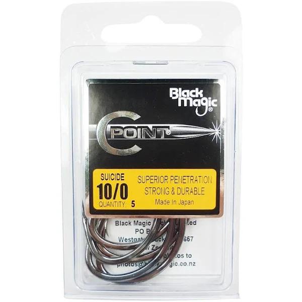 Black Magic C-Point Hook Economy Pack 10/0