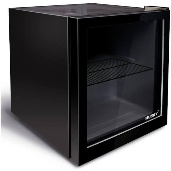 Husky 48L Mini Glass Door Bar Fridge in Black (CKK48-241-BK-AU.1)