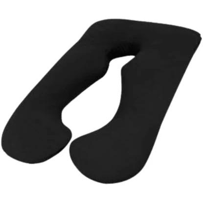 CASAMI Maternity Pregnancy Nursing Sleeping Body Pillow - 80x140cm - Black