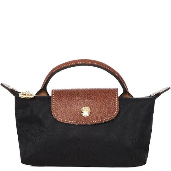 Pouch with Handle Le Pliage Original Black Longchamp