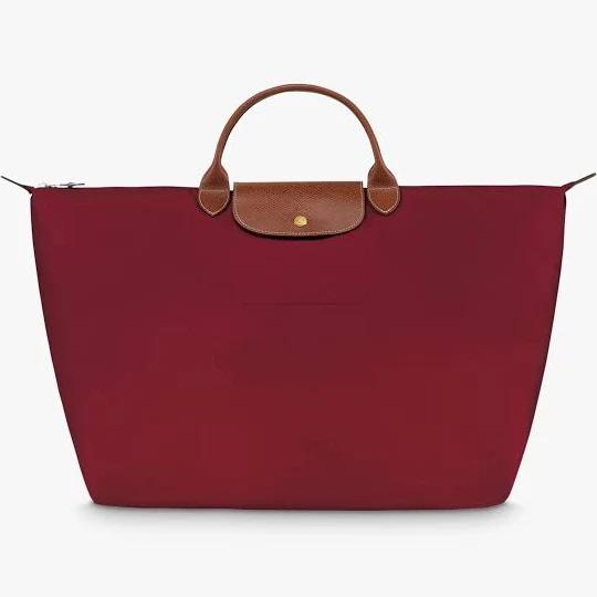 Longchamp Le Pliage Original Shoulder Bag - Red - Large