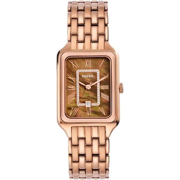 Fossil Women's Raquel Three-Hand Date Rose Gold-Tone Stainless Steel Watch - Rose Gold - ES5323