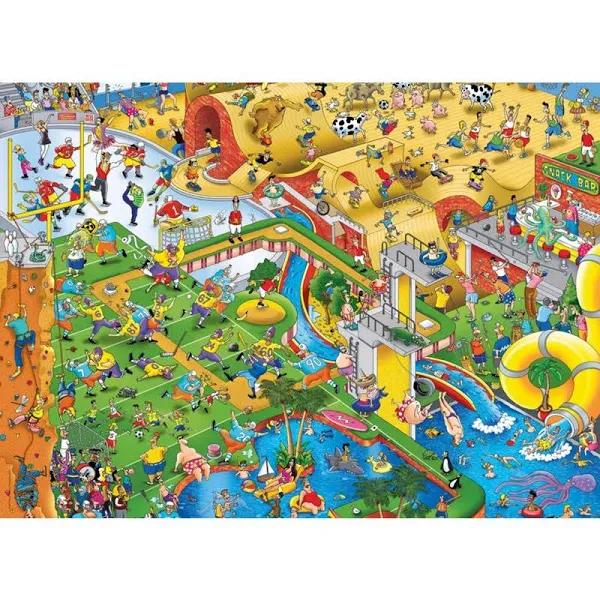 Crowded Puzzle: Complex Sports Clementoni 1000pc Jigsaw