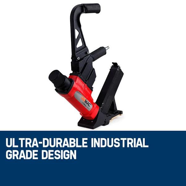 UNIMAC Pneumatic Flooring Nailer Staple Gun Floor Gas Nail Cleat Stapler