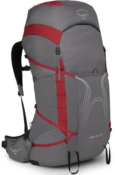 Osprey Eja Pro 55 Dale Grey/Poinsettia Red W