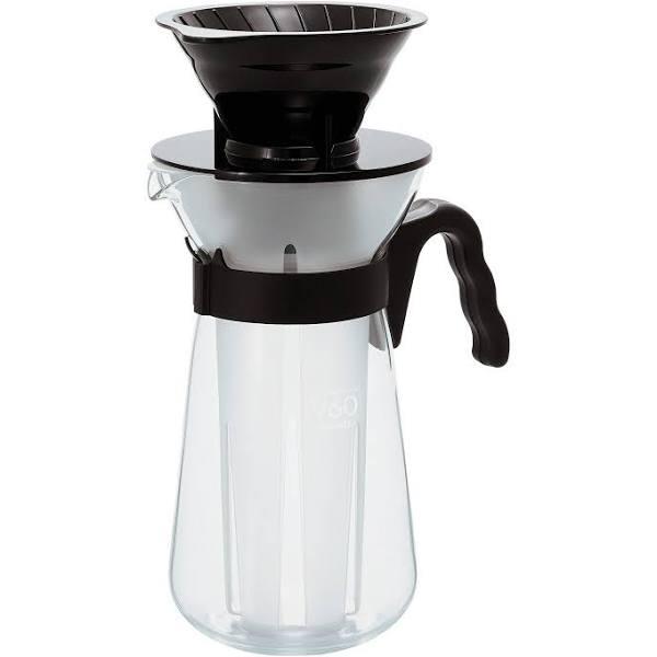 Hario VIC-02B-V60 Glass Ice-coffee Maker 2-4 Cups- Black