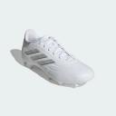 adidas-Copa Pure II League Firm Ground Boots-Unisex-Cloud White / Cloud White / Silver Metallic-M 6 / W 7