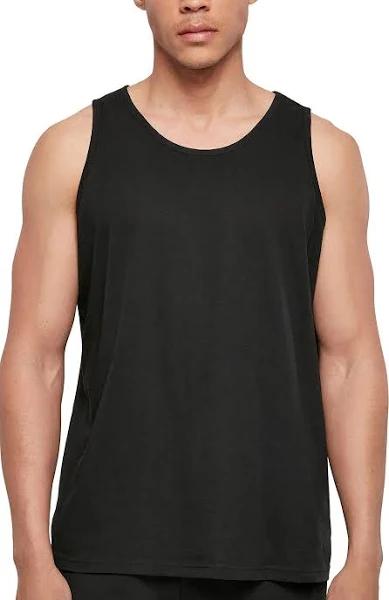 Build Your Brand Basic Sleeveless T-Shirt Black 4XL