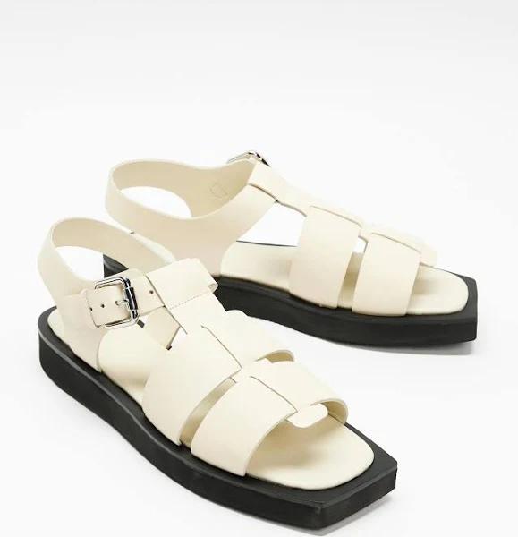 Sol Sana Hawkins Sandal Off White/Black - 38