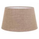 Florabelle XXL Drum Lamp Shade - Light Natural Linen - Linen Lamp Shade with E27 Fixture