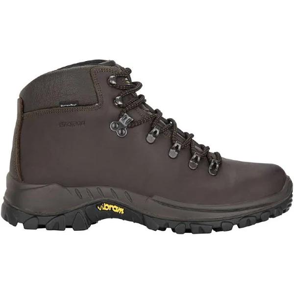 Grisport Classic Mid Waterproof Unisex Hiking Boots - Dark Chocolate - US9 / EU42