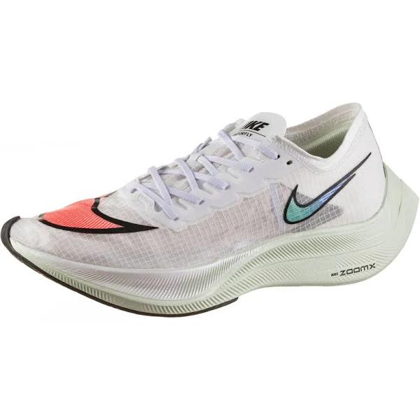 Nike ZoomX Vaporfly Next% White Hyper Jade Flash Crimson