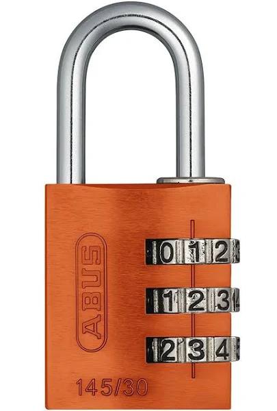 Orange 30mm Combination Padlock Abus