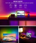 Govee LED Strip Lights With App 2m USB Light Strip Built-in Digital IC RGB Color Changing LED TV Backlight Strip Lights Music Sync IP65 Waterproof