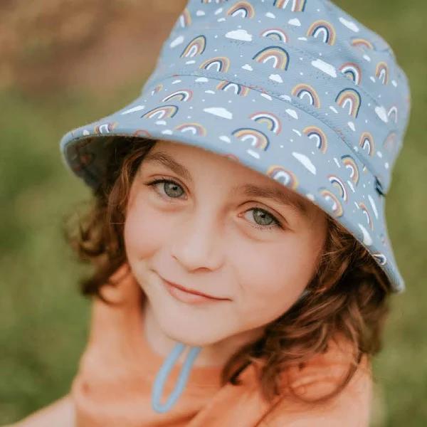 Bedhead-Toddler/Kids Bucket Sun Hat - Rainbow 54cm | 3-6 Years | XL