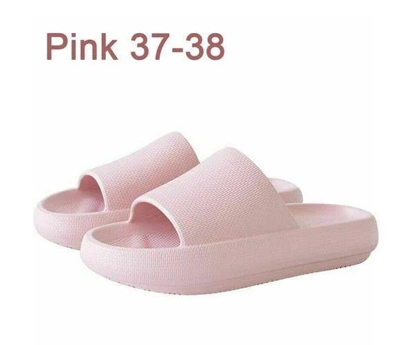 OZNALA 2023 Pillow Slides Sandals Ultra-soft Slippers Anti-slip Extra Soft Cloud Shoes Pink 37-38 - Earn Everyday Rewards, AfterPay Available