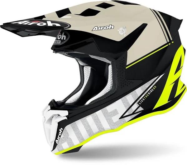 Airoh Twist 2.0 Tech Matte Yellow Helmet - S