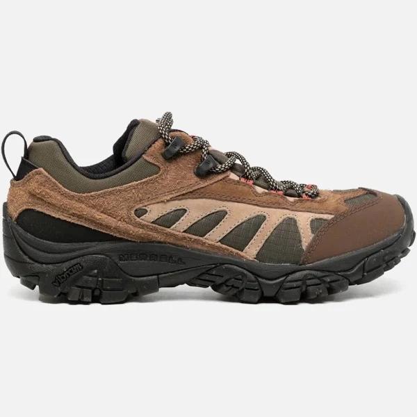 Merrell 1TRL Men's Moab Mesa Luxe | Otter Sneakers, Olive, US 11, Leather | Above The Clouds