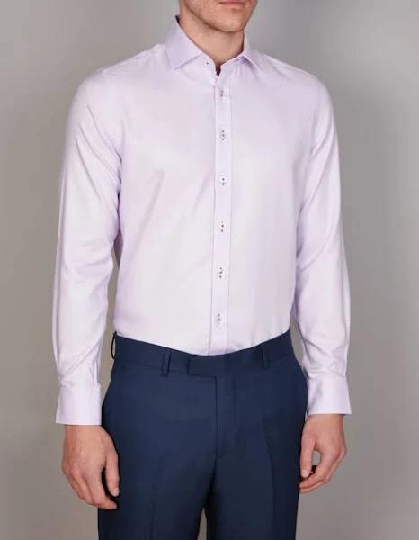 Super Non Iron Twill Shirt Slim Fit 48 / Mauve