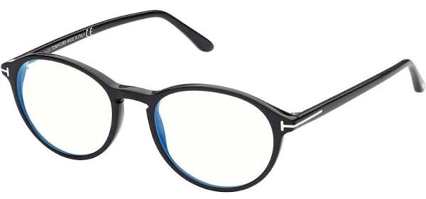 Tom Ford FT5753-B Eyeglasses 001 Black