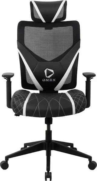 ONEX GE300 Breathable Ergonomic Gaming Chair (Black/White)