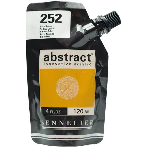 Sennelier : Abstract Acrylic Paint : 120ml : Satin : Yellow Ochre