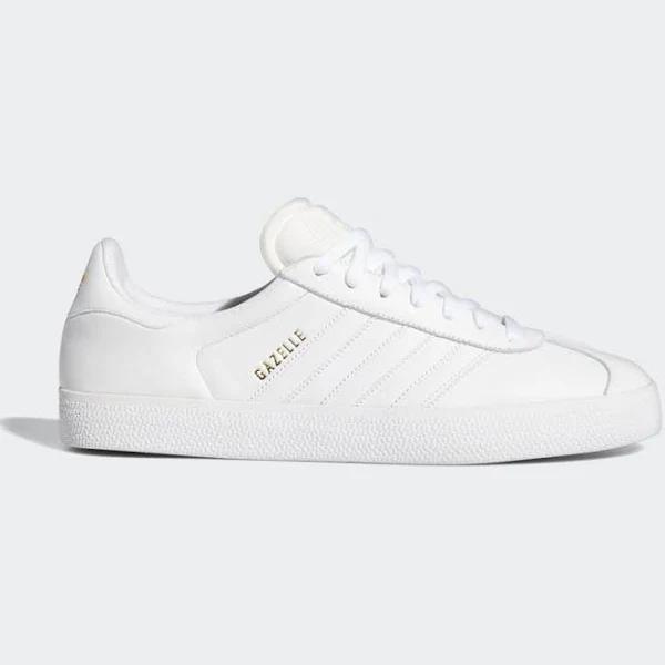 Adidas | Gazelle ADV SHOES. White/White/Gold 7