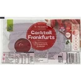 Woolworths Cocktail Frankfurts 500g