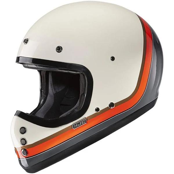 HJC V60 Scoby MC7 Helmet (Brown|Orange|White)