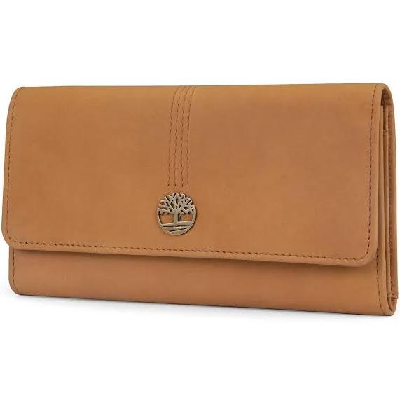 Timberland Wheat RFID-Secure Flap Leather Wallet 1 Size