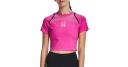 Under Armour Women's Run Anywhere Crop Short Sleeve Pink MD