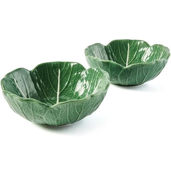 Kmart 2 Pack Green Cabbage Mini Bowls