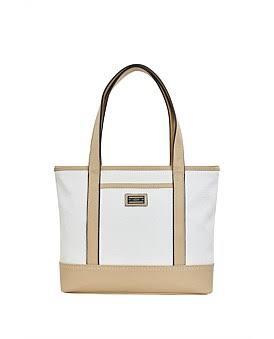 David Jones Cellini Sport Fiona Tote in White