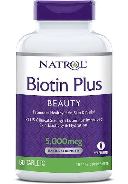 Natrol Biotin Plus - 5000 mcg - 60 Tablets