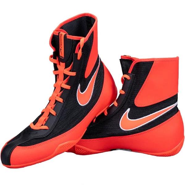 Nike Machomai 2 White/Black/Bright Crimson Boxing Shoes - 5