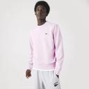 Lacoste Men's Classic Fit Crew Neck Fleece Sweatshirt Pink Size M