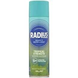 Radius Insect Repellent Tropical Strength 150g