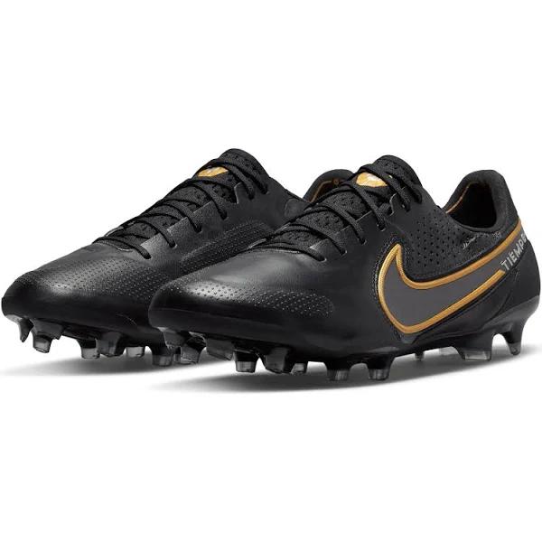 Nike Tiempo Legend 9 Elite FG Black Metallic Gold