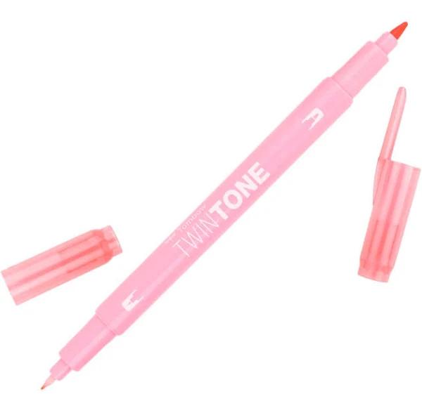 Tombow - TwinTone Dual Tip Markers 61 Peach Pink