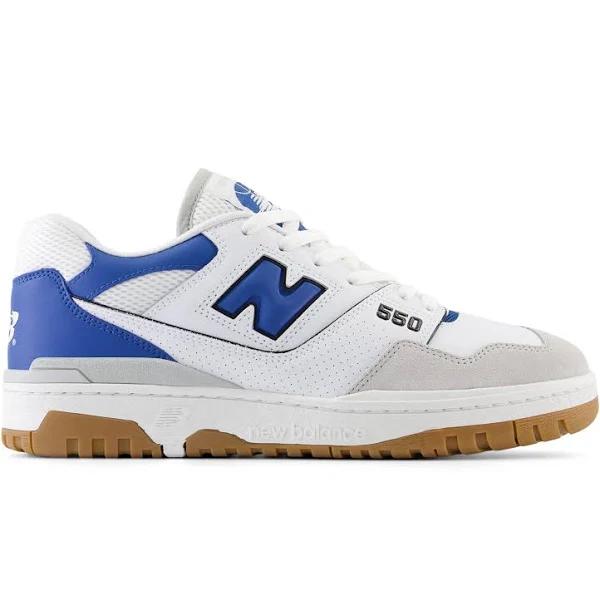 New Balance 550 Sneaker (White/Blue Agate - 7)