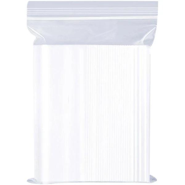 100-1000x 12 Sizes Zip Lock Plastic Bags Thick Resealable Ziplock Wholesale Bulk, 10x15cm 120μm