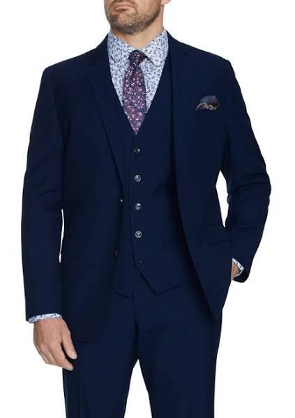 Johnny Bigg Saylor Check Suit Jacket in Royal Blue 56