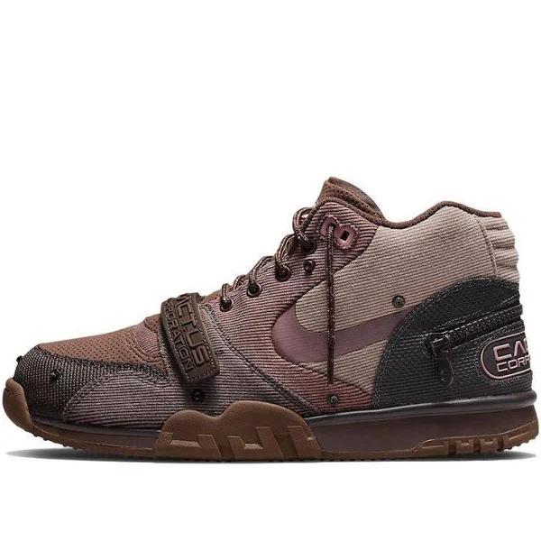 Nike Travis Scott x Air Trainer 1 SP 'Chocolate' Sneakers | Brown | Men's Size 14