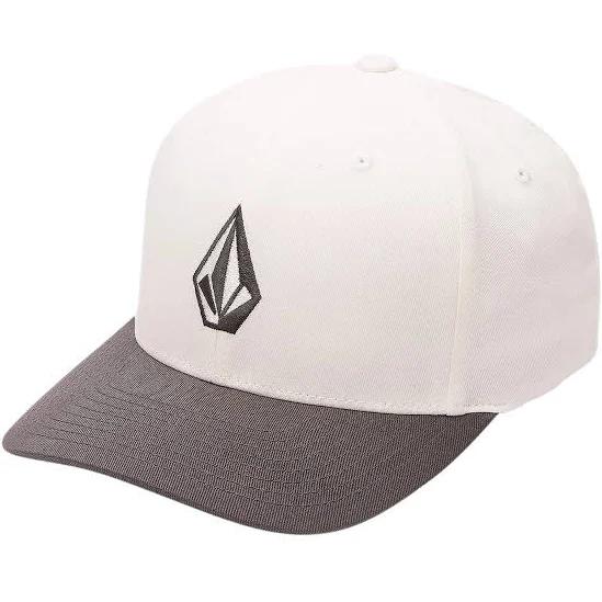 Volcom Full Stone Flexfit Mens Cap - Dirty White