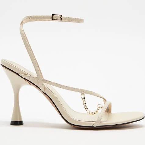 Alias Mae - Women's Neutrals Open Toe Heels - Lacey - Size 40 at The Iconic