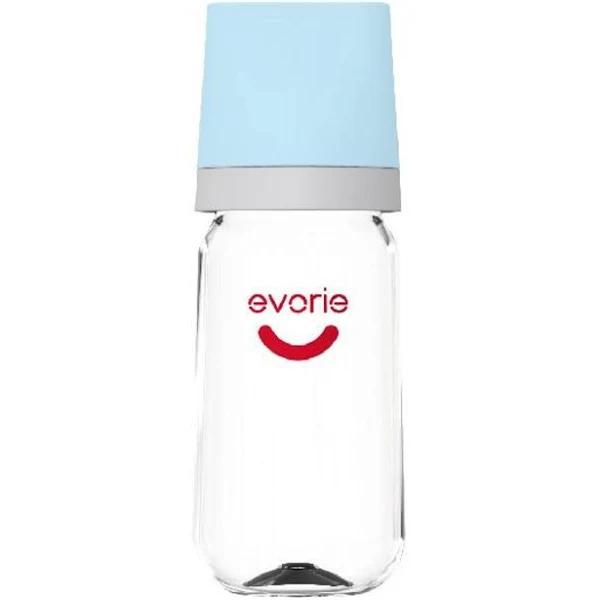 Evorie Tritan Baby Bottle, Milk & Formula Feeding 240ml / Blue