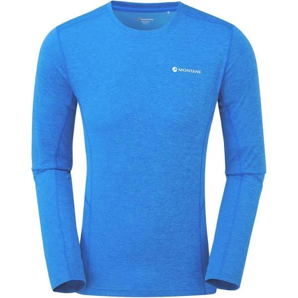 Montane Mens Dart Long Sleeve T-Shirt Electric Blue L